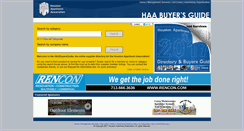 Desktop Screenshot of haabuyersguide.com
