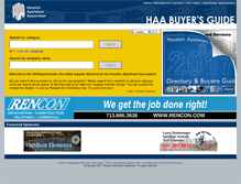 Tablet Screenshot of haabuyersguide.com